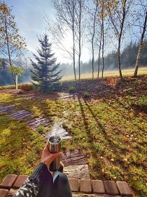 Glamping sauna a koupací sud - Krkonoše a Adršpach