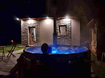 Glamping sauna a koupací sud - Krkonoše a Adršpach