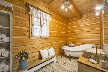 Roubenka ���rsk� vrchy - sauna a koupac� jez�rko