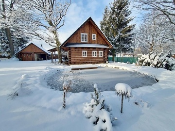 Roubenka ���rsk� vrchy - sauna a koupac� jez�rko