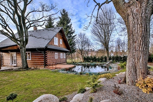 Roubenka ���rsk� vrchy - sauna a koupac� jez�rko