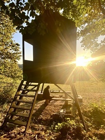 Glamping na Vyso�in� - posed u p�ehrady V�r