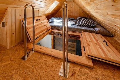 Chalupa sauna a vířivka - České středohoří - Úštěk