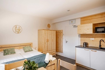 Chata koupací jezírko a sauna - apartmány Jeseníky