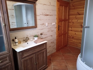 Roubenka Orlické hory - sauna a kachlová kamna