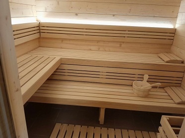 Roubenka Orlické hory - sauna a kachlová kamna
