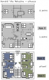 Chalupa Vila Meluzína - apartmány Háj - Loučná