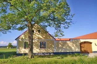 Chalupa výhled na Novohradské hory - Třeboňsko