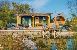 Nový objekt: Glamping koupací jezírko a wellness - jižní Morava