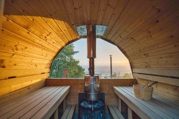 Glamping koupací jezírko a wellness - jižní Morava