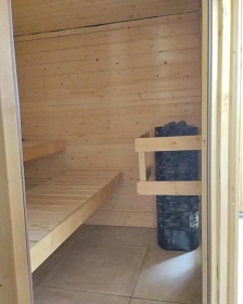 Chata se saunou - Rozhledna Vlčí Hora - Doubice