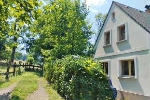 Chata se saunou - Rozhledna Vlčí Hora - Doubice