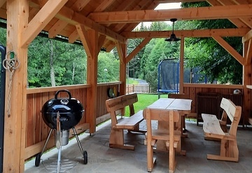 Chalupa sauna a kachlov� kamna - Povyd��