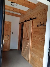 Chalupa sauna a kachlov� kamna - Povyd��