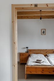 Chalupa sauna a kachlov� kamna - stezka Povyd��