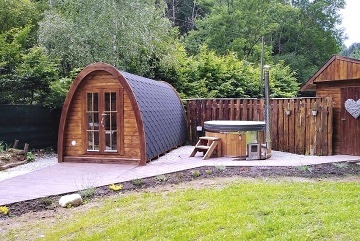 Wellness Kokořín - glamping chata Truskavna