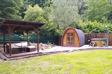Wellness Kokořín - glamping chata Truskavna