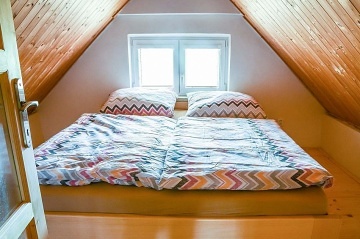 Chata u hradu Bouzov - sauna, vivka a jezrko