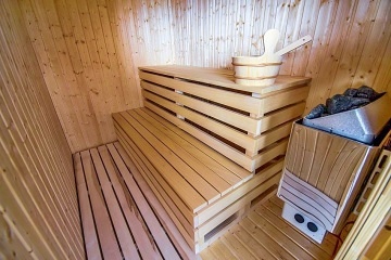 Chata u hradu Bouzov - sauna, vivka a jezrko