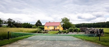 Chata u hradu Bouzov - sauna, vivka a jezrko