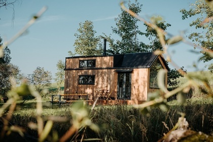 Glamping s krásným výhledem - chata Jizerské hory