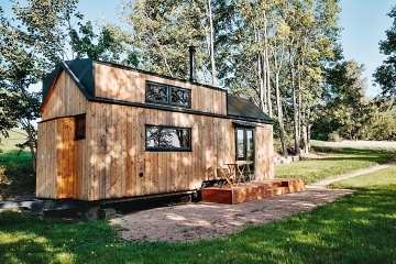 Glamping s krásným výhledem - chata Jizerské hory