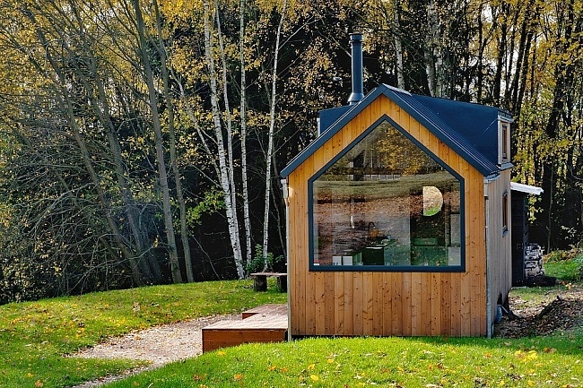 Glamping s krsnm vhledem - chata Jizersk hory
