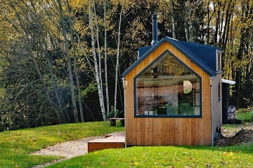 Glamping s krsnm vhledem - chata Jizersk hory
