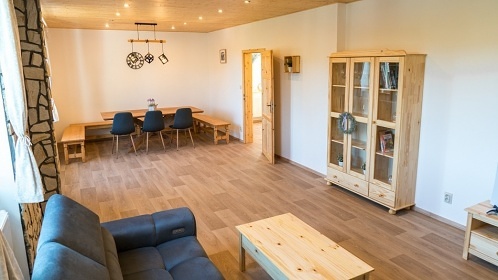 Chalupa wellness a bazén - hrad Tolštejn - Jedlová