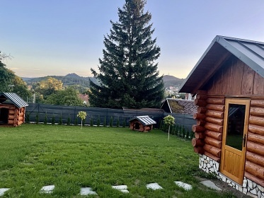 Chalupa wellness a bazén - hrad Tolštejn - Jedlová