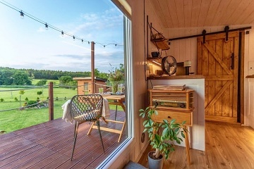 Glamping se saunou - Litovelské Pomoraví - Konice