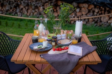 Glamping se saunou - Litovelské Pomoraví - Konice
