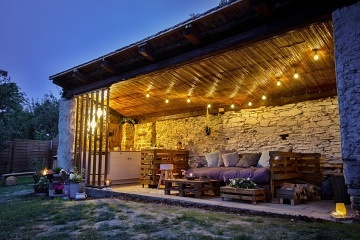 Stellplatz Zastávka - Glamping Raková u Konice