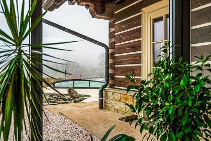 Roubenka baz�n a sauna - �ern� hora - Krkono�e