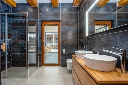 Roubenka baz�n a sauna - �ern� hora - Krkono�e