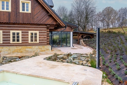 Roubenka baz�n a sauna - �ern� hora - Krkono�e