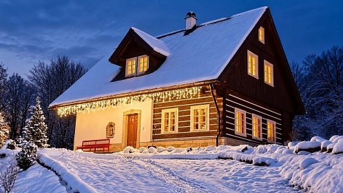 Roubenka baz�n a sauna - �ern� hora - Krkono�e