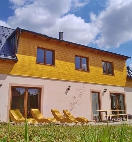 Chalupa bazn a sauna - rozhledna Such vrch