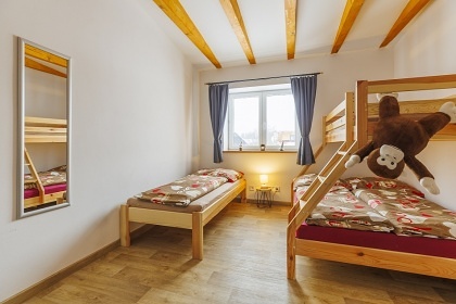 Chalupa bazn a sauna - rozhledna Such vrch