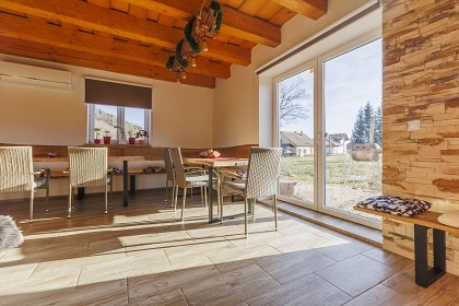 Chalupa bazn a sauna - rozhledna Such vrch