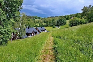 Chalupa a koupac jezrko umava - Kapersk Hory