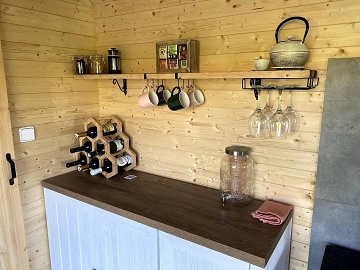 Glamping Jesen�ky - Maringotka - hrad Edel�tejn