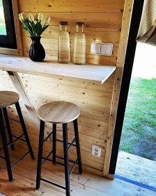 Glamping Jesen�ky - Maringotka - hrad Edel�tejn