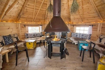 Roubenka a finská sauna - Beskydy - Leskové