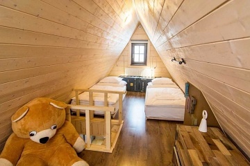 Roubenka a finská sauna - Beskydy - Leskové