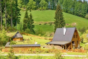 Roubenka a finská sauna - Beskydy - Leskové