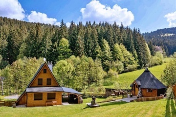 Roubenka a finská sauna - Beskydy - Leskové