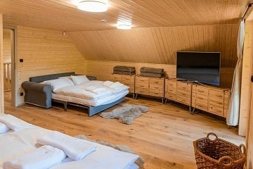 Chalupa Beskydy - sauna a koupací sud - Leskové
