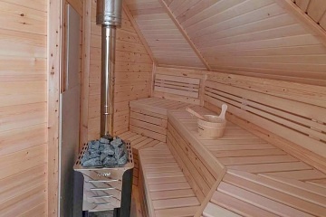 Chalupa Beskydy - sauna a koupací sud - Leskové