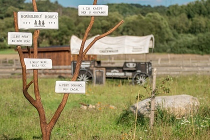Wild West Wagon - glamping Samota snů